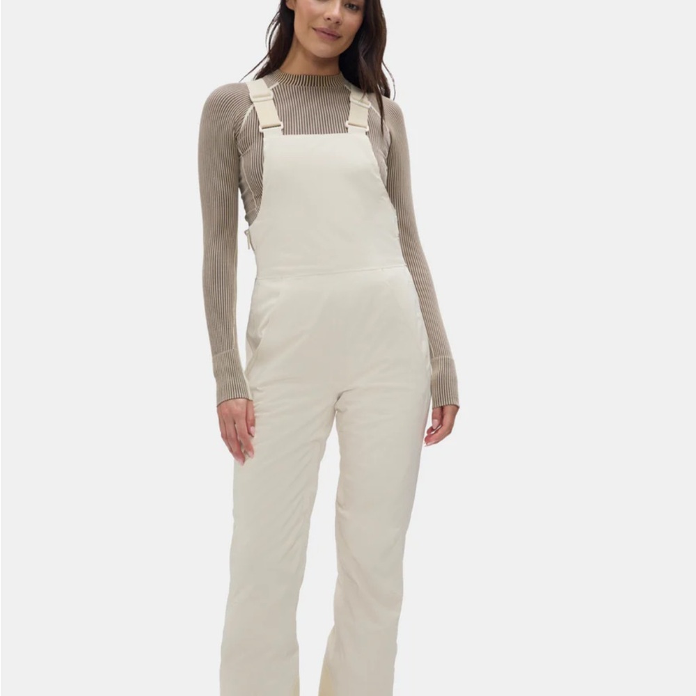 Elegant Women's Cream Overalls